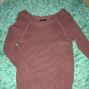 American Eagle pink sweater